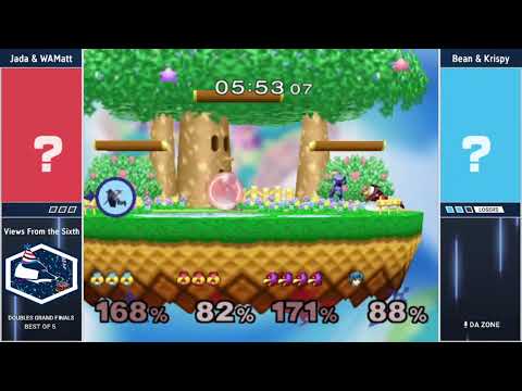 Views From The Sixth - Jada & WAMatt vs Bean & Krispy - Grand Finals - Melee Doubles