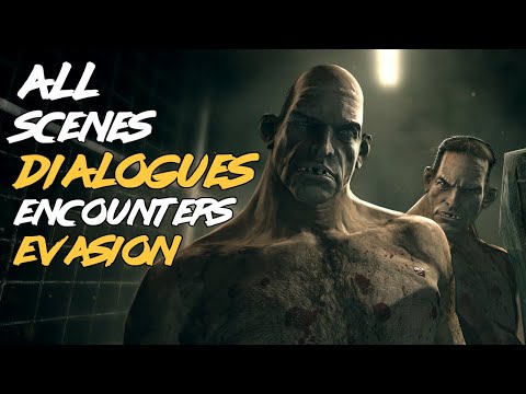 Outlast - The Twins - Complete Dialogues, All Encounters, Evasion