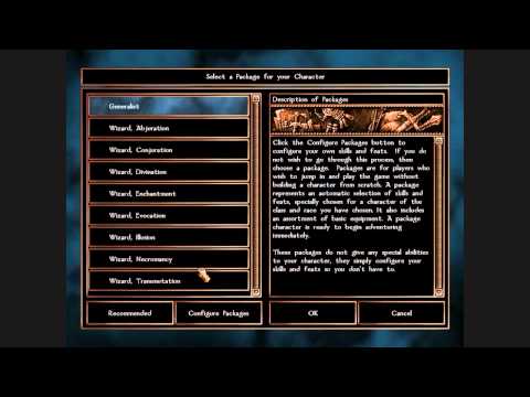 Let's Play Neverwinter Nights - Part 1 - Character Creation