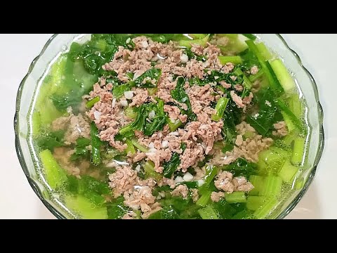 Cách nấu Canh Cải Ngọt Thịt Băm ngọt ngon thanh mát bổ dưỡng - Bếp Nhà Hoàng