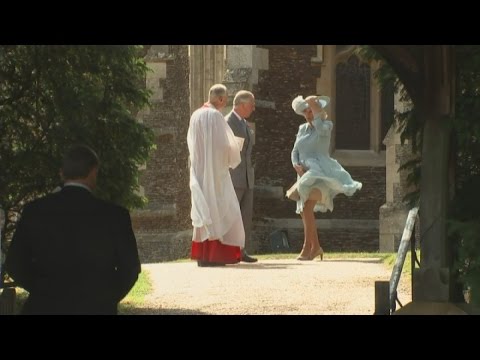 , title : 'Duchess of Cornwall’s Marilyn Monroe moment at baby Charlotte’s christening'