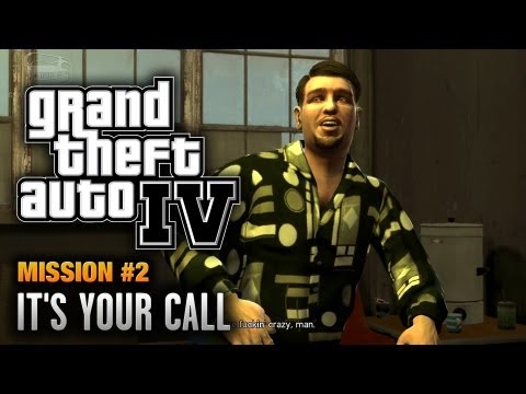 GTA 4 - Mission #2 - It's Your Call (1080p)