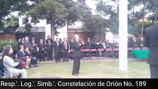 La Resp.'. Log.'. Simb.'. Constelación de Orión No. 189 Chiautempan, Se Jurisdicciona a