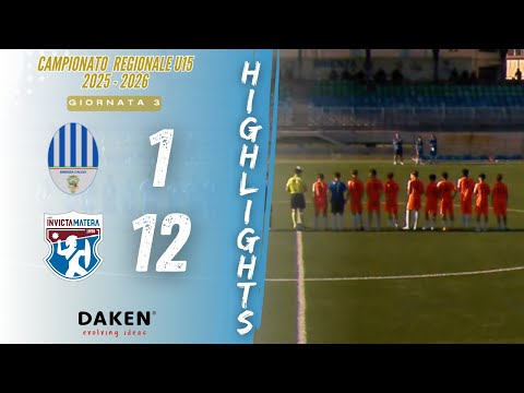 HIGHLIGHTS INVICTA U15 | Brienza Calcio VS Invicta Matera stagione 2025 -2026