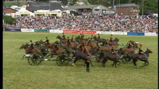 preview picture of video 'Kings Troop at the Royal Welsh Show'