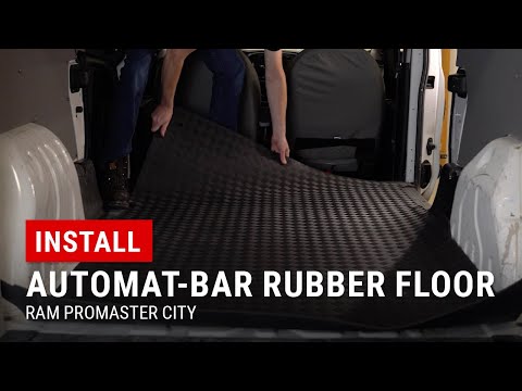 Installing Automat-Bar Rubber Floor in RAM ProMaster City