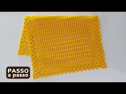 CANÁRIO Rug | Rectangular crochet rug (step by step with our dear Samuel Ramos)