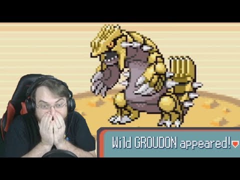 RIDICULOUSLY FAST Shiny Groudon in Pokemon Ruby!