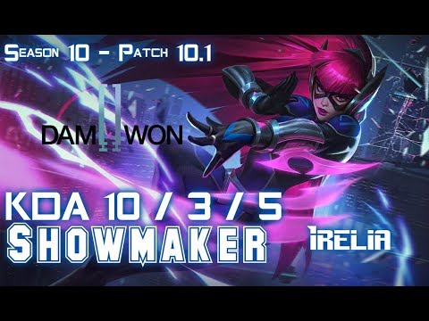 DWG Showmaker IRELIA vs LUCIAN Mid - Patch 10.1 KR Ranked