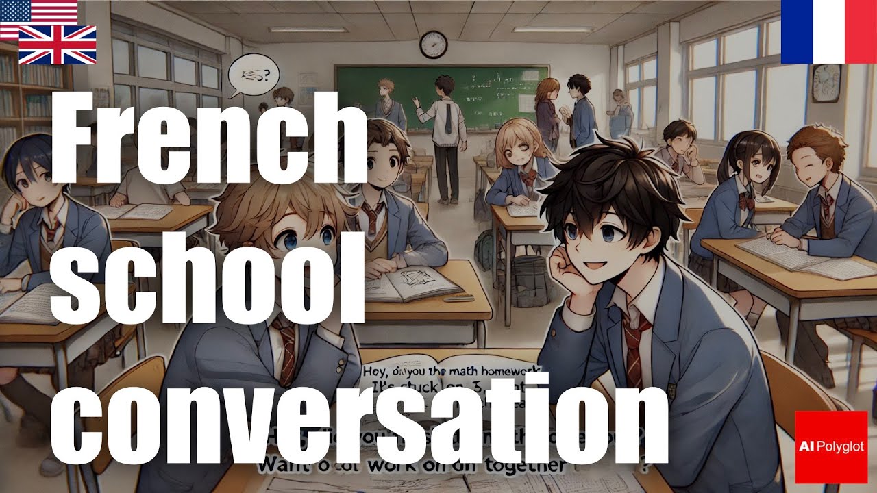French school conversation | Basic practice | Required to learn episode artwork
