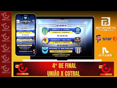 UNIÃO FUTSAL X COTRAL | CAMPEONATO BETSPORTS BR - NINA RODRIGUES | QUARTA DE FINAL