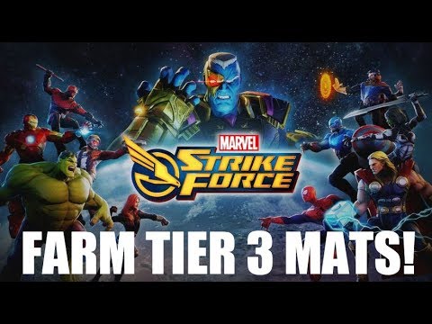Tier 3 Mats Farming Guide - Marvel Strike Force