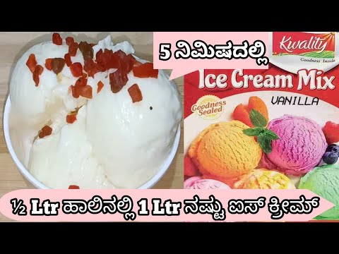 vanilla ice cream recipe | Only 2 ingredients | वनीला आइस क्रीम | adhruti cooking channel