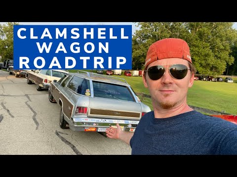 1976 Chevrolet Caprice Wagon Roadkill drive to 71-76 GM Clamshell 50th Anniversary @KlepsGarage