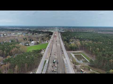 Budowa Wschodniej Obwodnicy Warszawy w Zakręcie - S17 (Autel Nano Plus) 26.04.2022