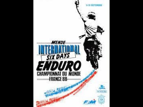 63rd Six Days Enduro 1988 France Mende