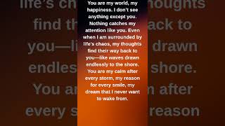 Beautiful love letter #romanticquotes #lovemessages #loveletter #lovequotes