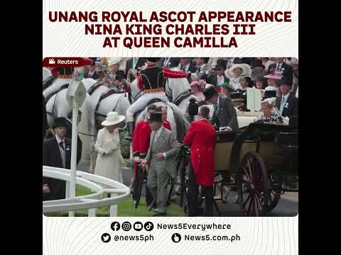 King Charles and Queen Camilla make their Royal Ascot arrival