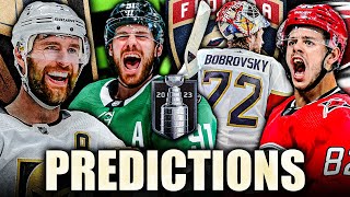 2023 CONFERENCE FINALS PREDICTIONS BRACKET (STANLEY CUP PLAYOFFS, NHL News Today) Stars, Hurricanes