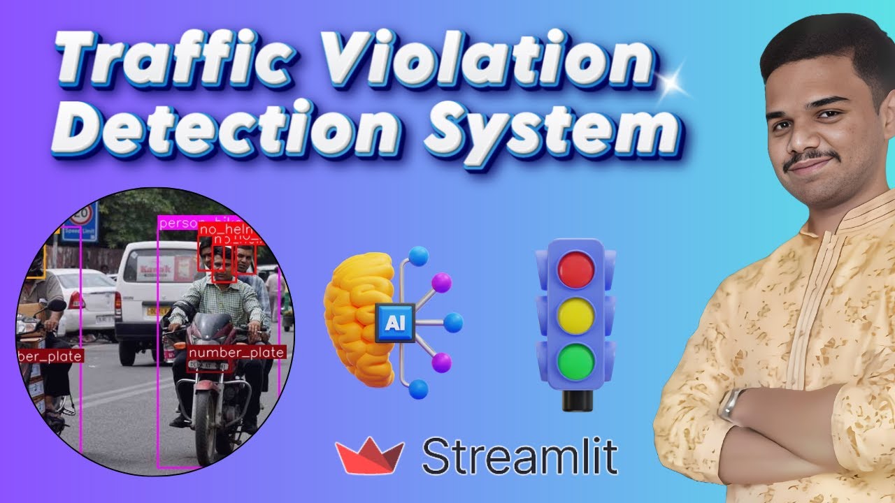 🚦 Road Safety Revolution: AI-Powered Traffic Violation Detection System 🚨 || Advanced Python project