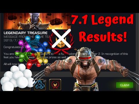 Act 7 Chapter 1 Legends Run Results! With Snow Balls! - Marvel Contest of Champions