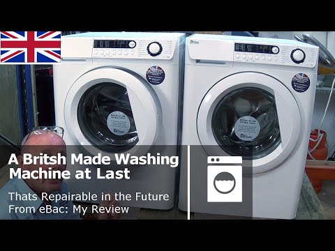 eBac a British made Washing Machine Thats Repairable and easy to work on, changeable bearings & drum