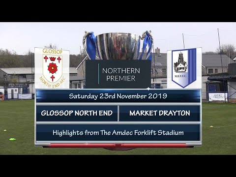 Glossop North End v Market Drayton 23/11/19