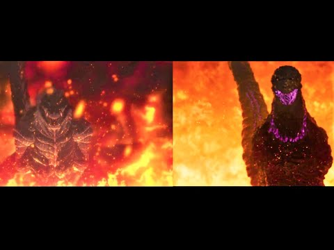 Godzilla Singular Point vs Shin Godzilla Comparison (シンゴジラポイント)