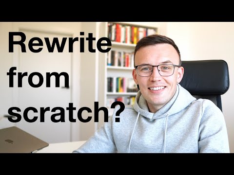 Rewriting code from scratch - pros and cons thumbnail