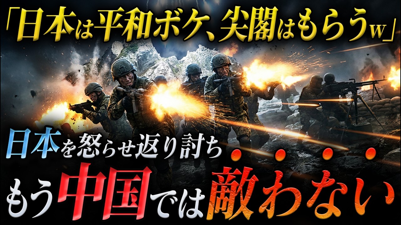 【日本を怒らせて中国終了】もしも舐めた中国軍が尖閣諸島を占領したら。日本の本気の強さに一瞬で後悔することに...【AIシミュレーションドラマ】