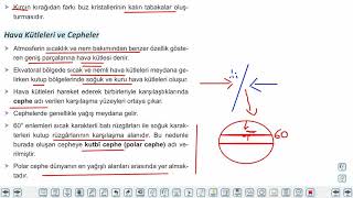 Eğitim Vadisi 9.Sınıf Coğrafya 13.Föy İklim Elemanlarından Nem ve Yağış 2 Konu Anlatım Videoları