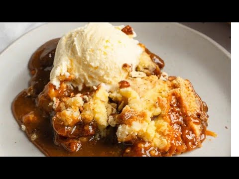 Carmel Pecan Pie Dump Cake