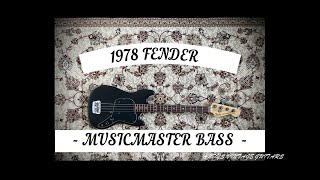 Video thumbnail for 1978 FENDER MUSICMASTER BASS - Andy's Vintage Guitars by ANDY'S VINTAGE GUITARS
