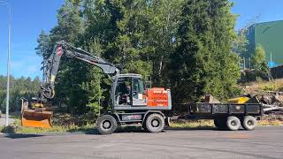Excavator pe pneuri Atlas 160W Blue | Imagine 4 - Machineryline