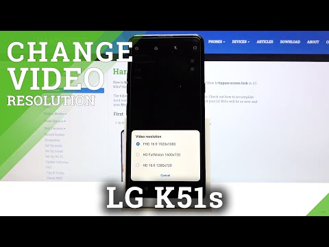 How to Change Video Resolution in LG K51s – Adjust Video Quality