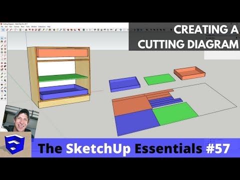 Creating a Cutting Layout in SketchUp for Woodworkers - The SketchUp Essentials