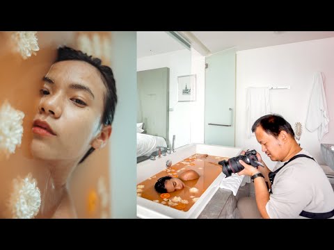 First Bathtub Photoshoot