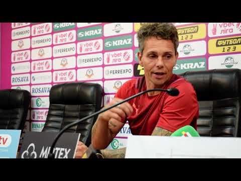 FC Vorskla - KuPS. Simo Valakari`s press-conference after the match