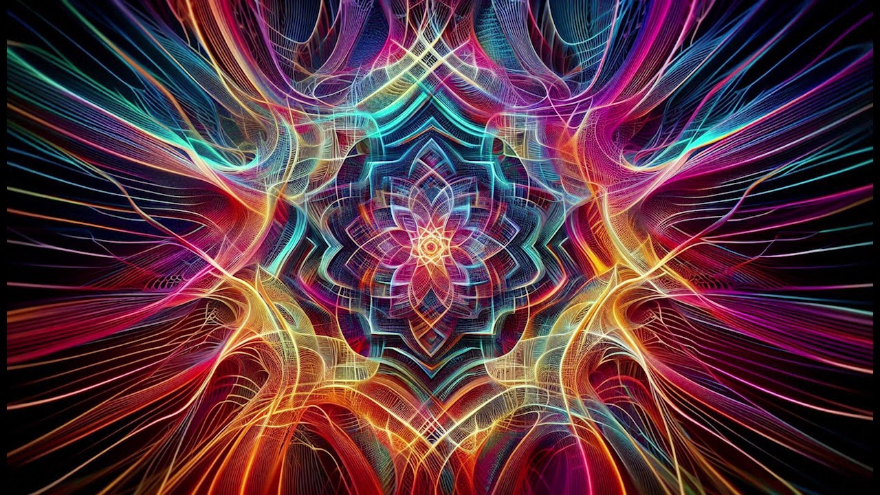 Psychedelic Optical Illusion Wallpaper / Background ( No Sound )