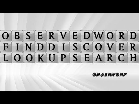 Obserword