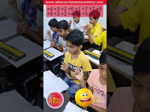 35 steps Sum | Abacus Classes India #abacusclasses #learnabacus #mathshorts #focus #concentration