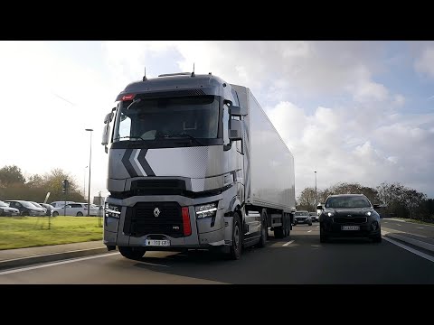 New Renault T High 2024 Grey | Driving across France