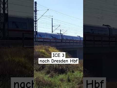 Ein ICE 3 fährt nach Dresden! | #train #trainspotting #ice #dresden | 06.09.2023