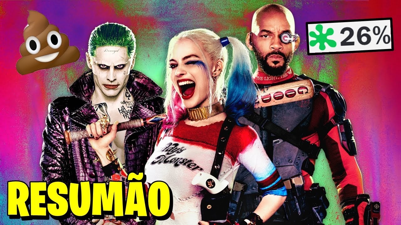 Esquadrão Suicida, um dos filmes que existem kkkkkkkk: A História em 1 Vídeo!