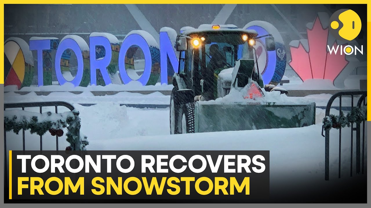 Toronto Digs Out After 20cm+ Snowstorm Chaos | WION