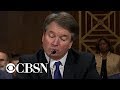 Kavanaugh questioned on high school drinking and sex