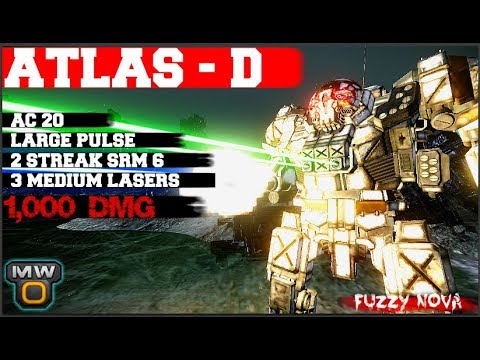 MechWarrior Online - Atlas D - 1000 Damage Brawler