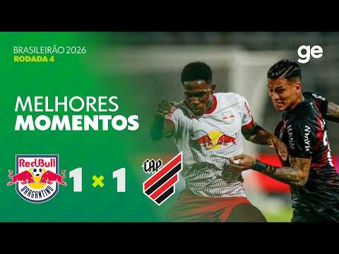 Gols e lances de Red Bull Bragantino x Athletico Paranaense