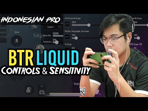 Btr Liquid Sensitivity and Controls Setup | Btr Liquid Controls & Sensitivity with Gameplay