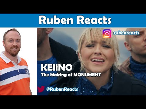 RUBEN REACTS TO KEiiNO - The Making of MONUMENT (song and music video)